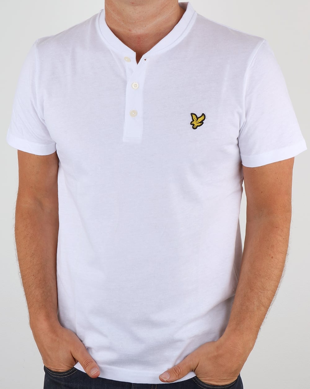 Lyle And Scott Henley T Shirt White