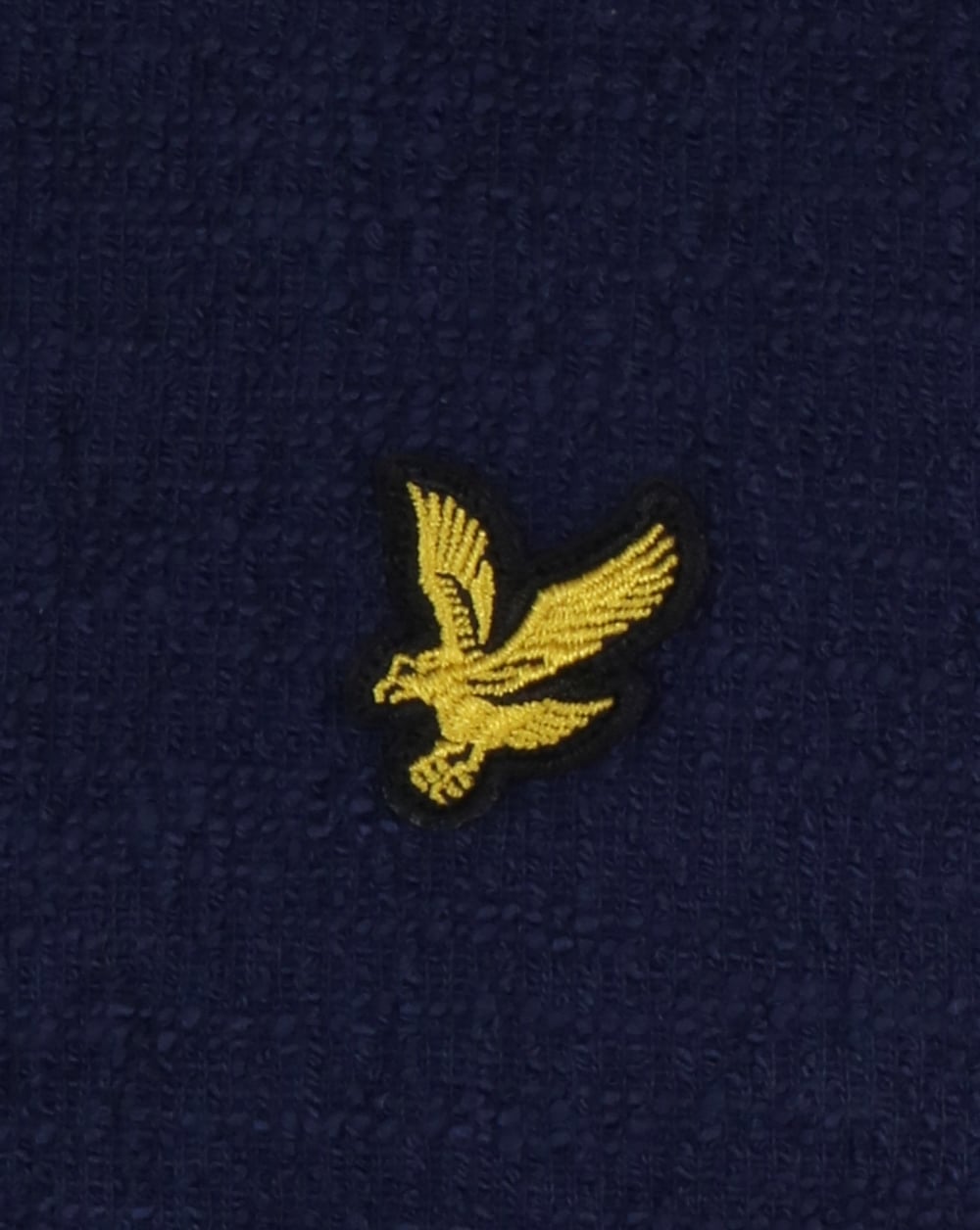 Lyle And Scott Leichtes Sweatshirt mit Noppenmuster, Marineblau