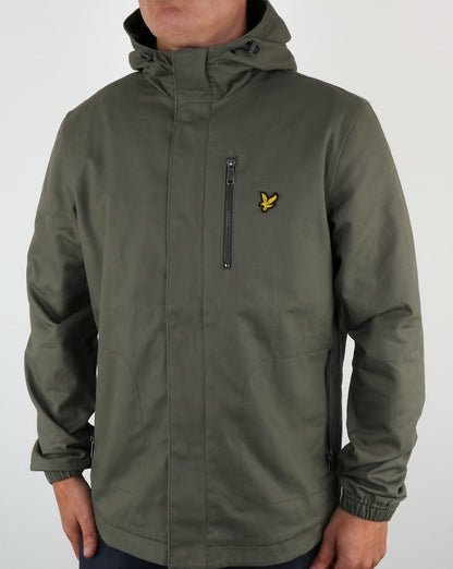 Lyle And Scott – Kapuzenjacke mit abgerundetem Saum, Stauboliv