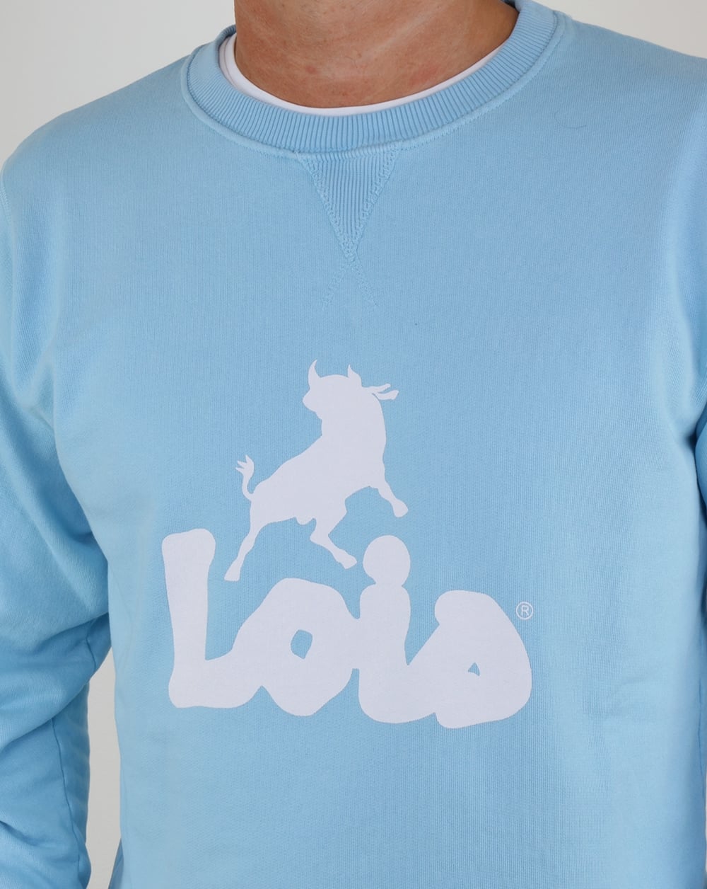 Lois Lisboa Logo Sweatshirt Himmelblau