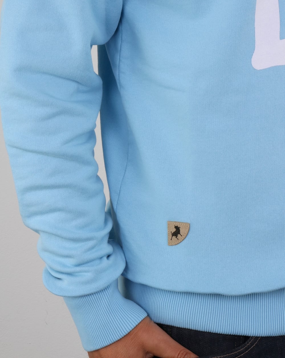 Lois Lisboa Logo Sweatshirt Himmelblau