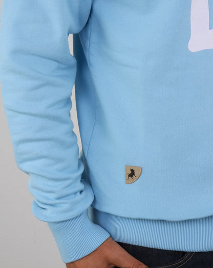Lois Lisboa Logo Sweatshirt Himmelblau