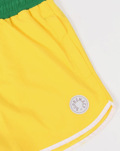 Supremacy Brasil Badeshorts Gelb/Grün