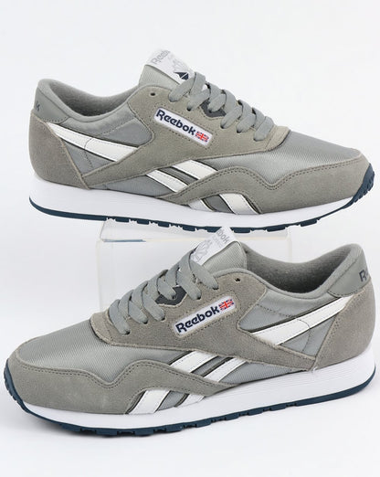 Reebok Classic Nylon Sneakers Platin/Jetblau