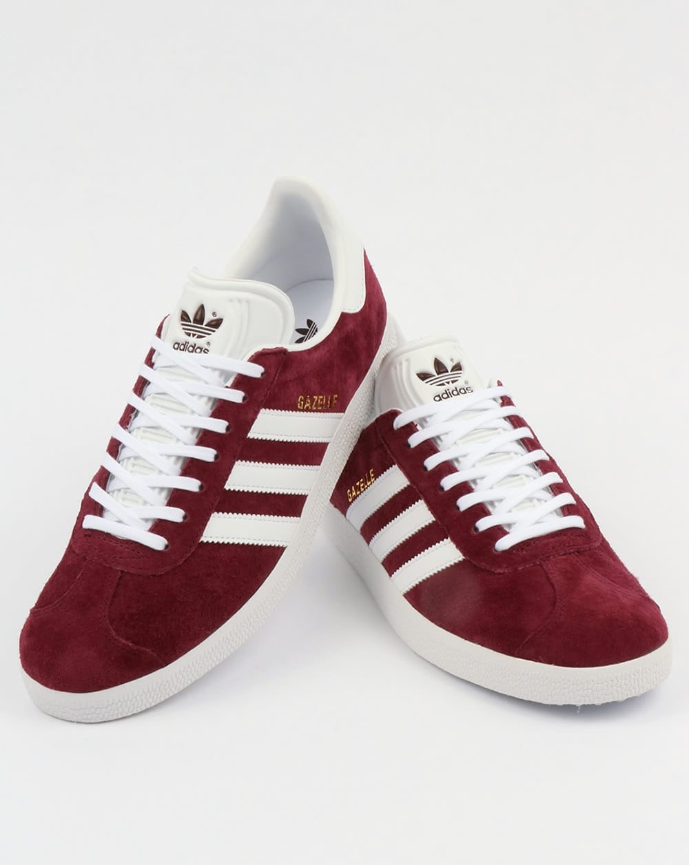 Adidas Gazelle Sneakers Kastanienbraun/Weiß