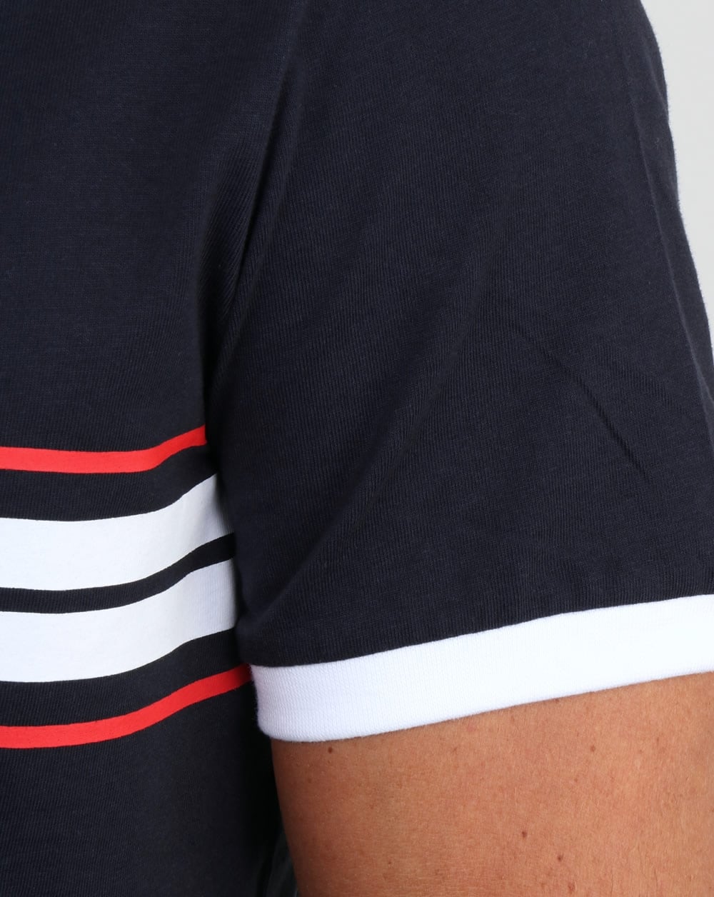 Diadora Ringer T-Shirt Marineblau
