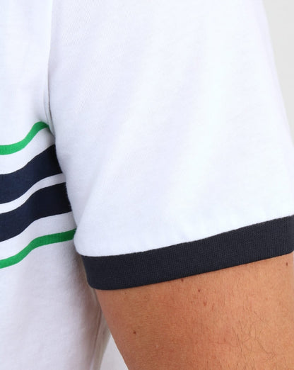 Diadora Ringer T-Shirt Weiß