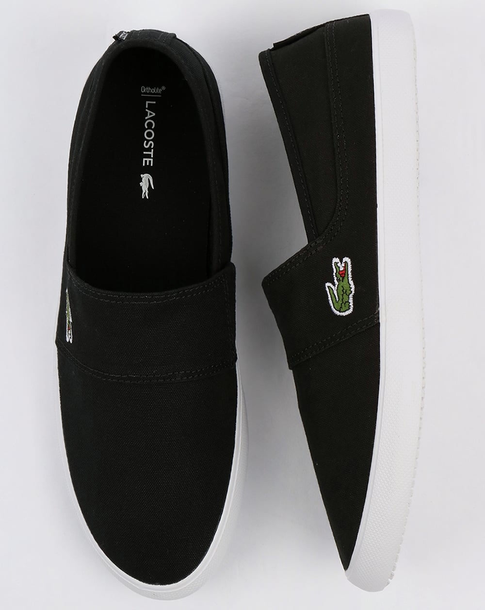 Lacoste Footwear – Marice – Espadrille zum Hineinschlüpfen in Schwarz