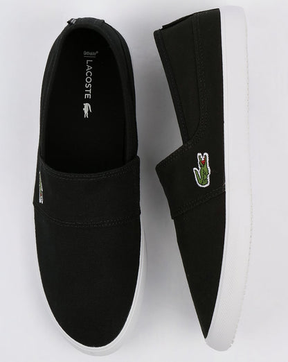 Lacoste Footwear – Marice – Espadrille zum Hineinschlüpfen in Schwarz