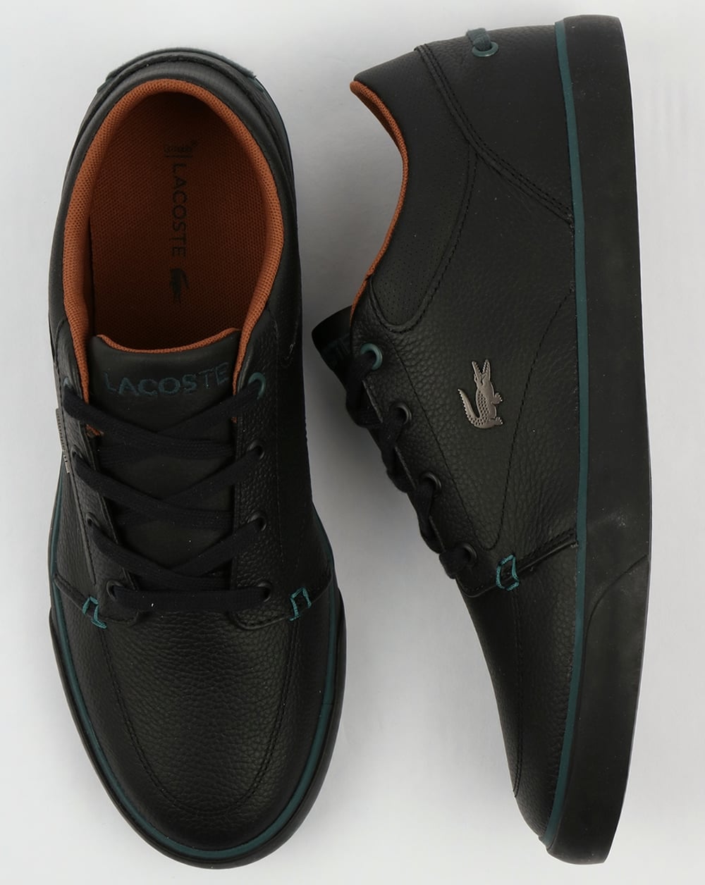 Lacoste Footwear Bayliss Leder-Sneaker in Schwarz