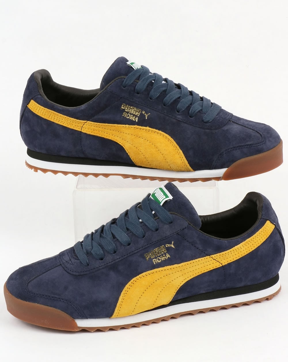 Puma Roma Sneakers Marineblau/Gelb