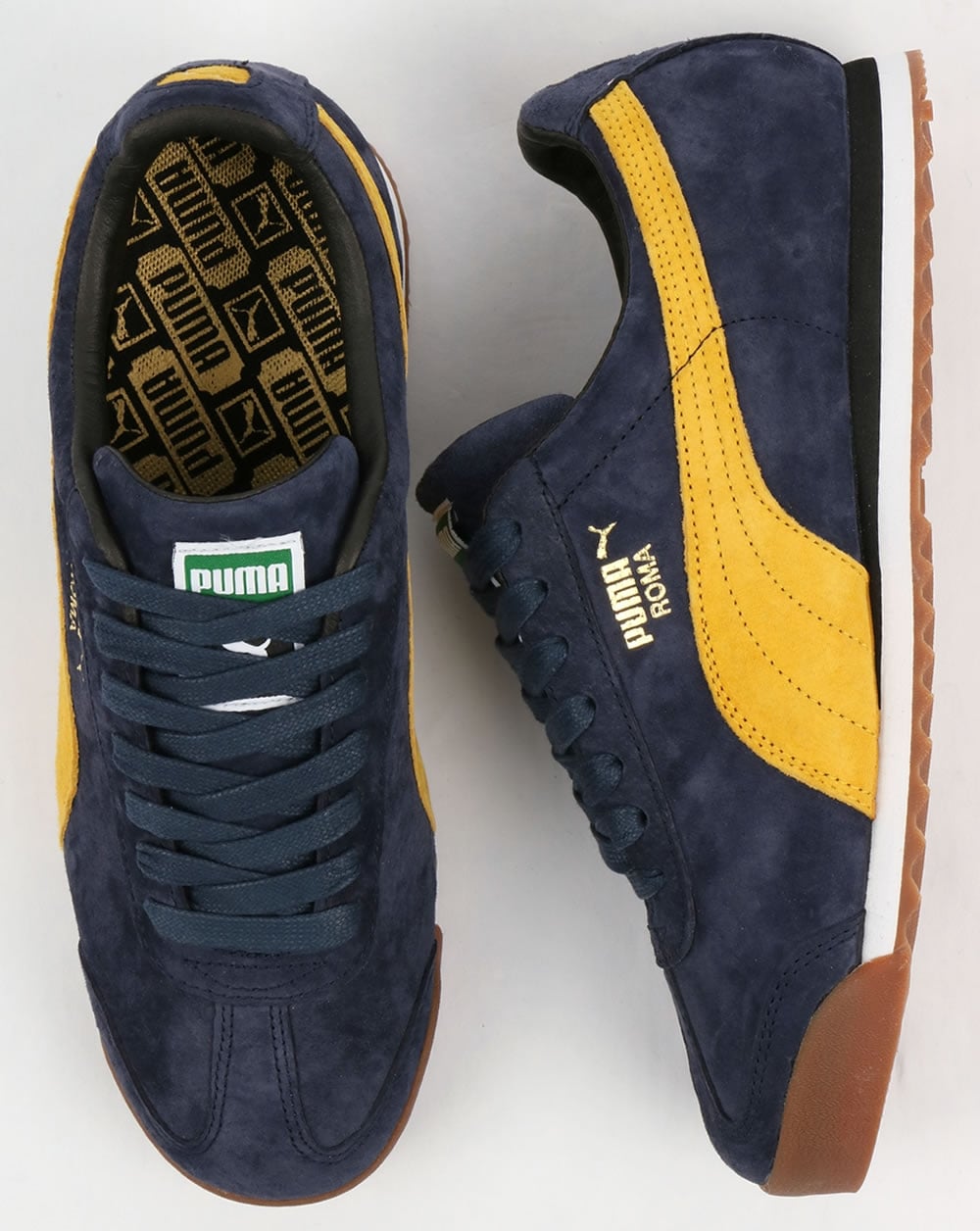 Puma Roma Sneakers Marineblau/Gelb