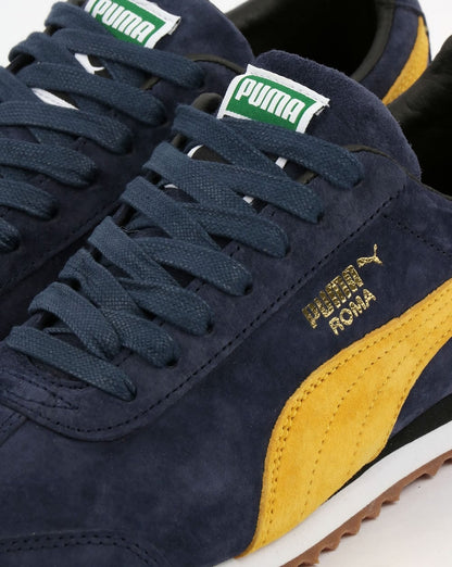 Puma Roma Sneakers Marineblau/Gelb