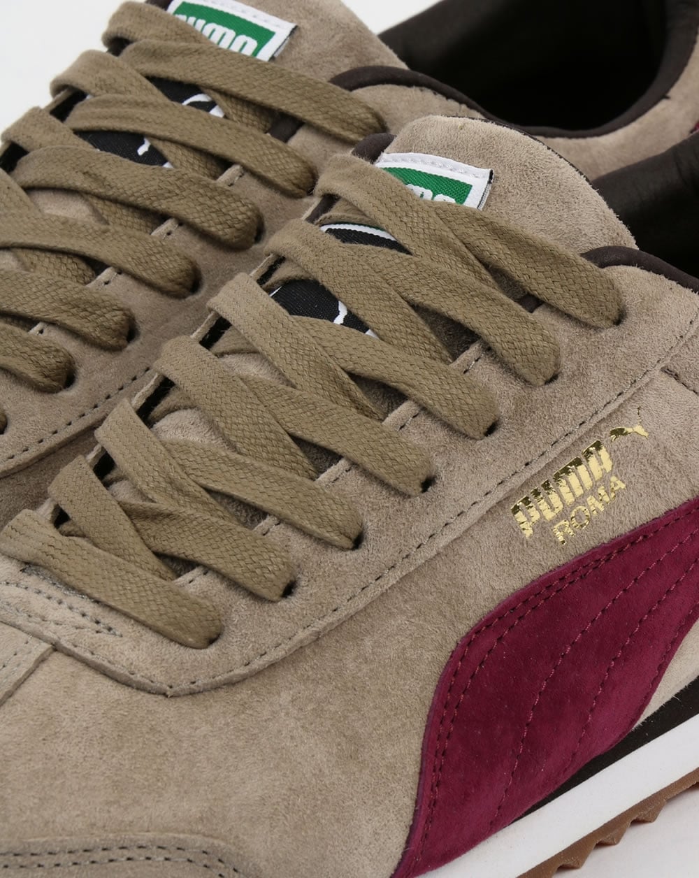 Puma Roma Sneakers Chinchillabraun/Burgund