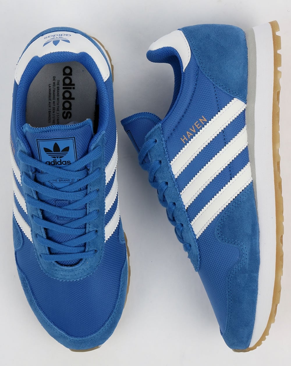 Adidas Haven Trainers Blue/White/Gum