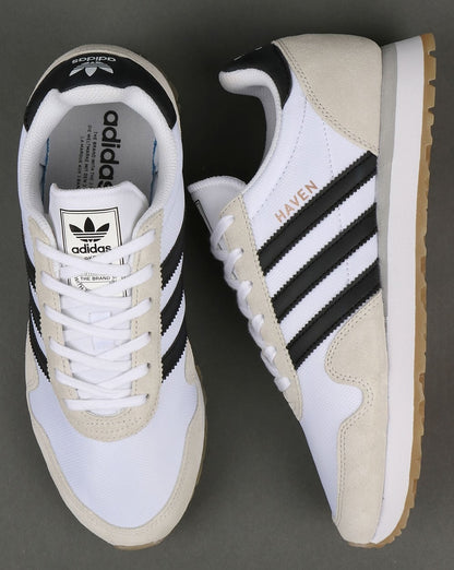 Adidas Haven Sneakers Weiß/Schwarz/Gummi
