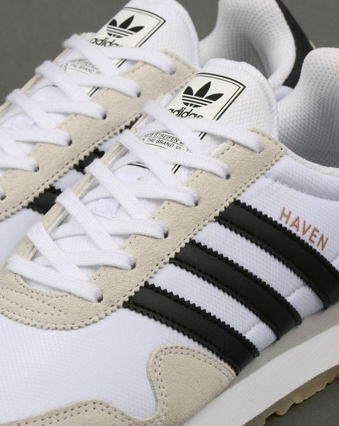 Adidas Haven Trainers White/Black/Gum