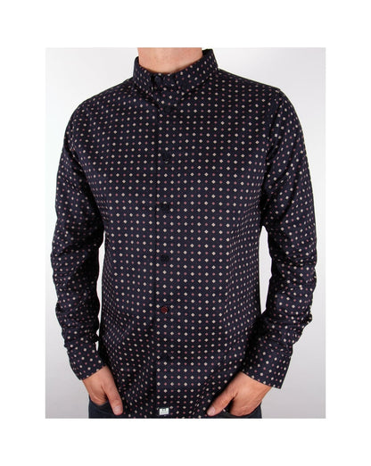 Weekend Offender Masaya Hemd Marineblau