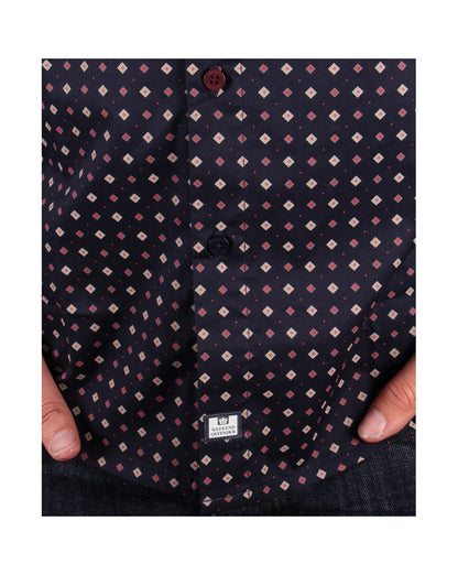 Weekend Offender Masaya Hemd Marineblau