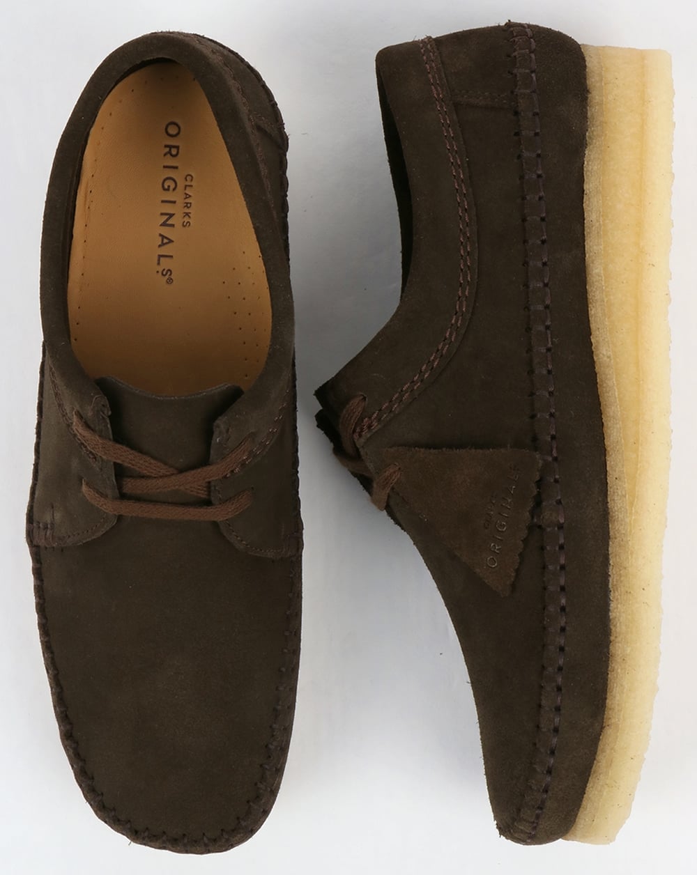 Clarks Originals Weaver Wildlederschuhe Pea