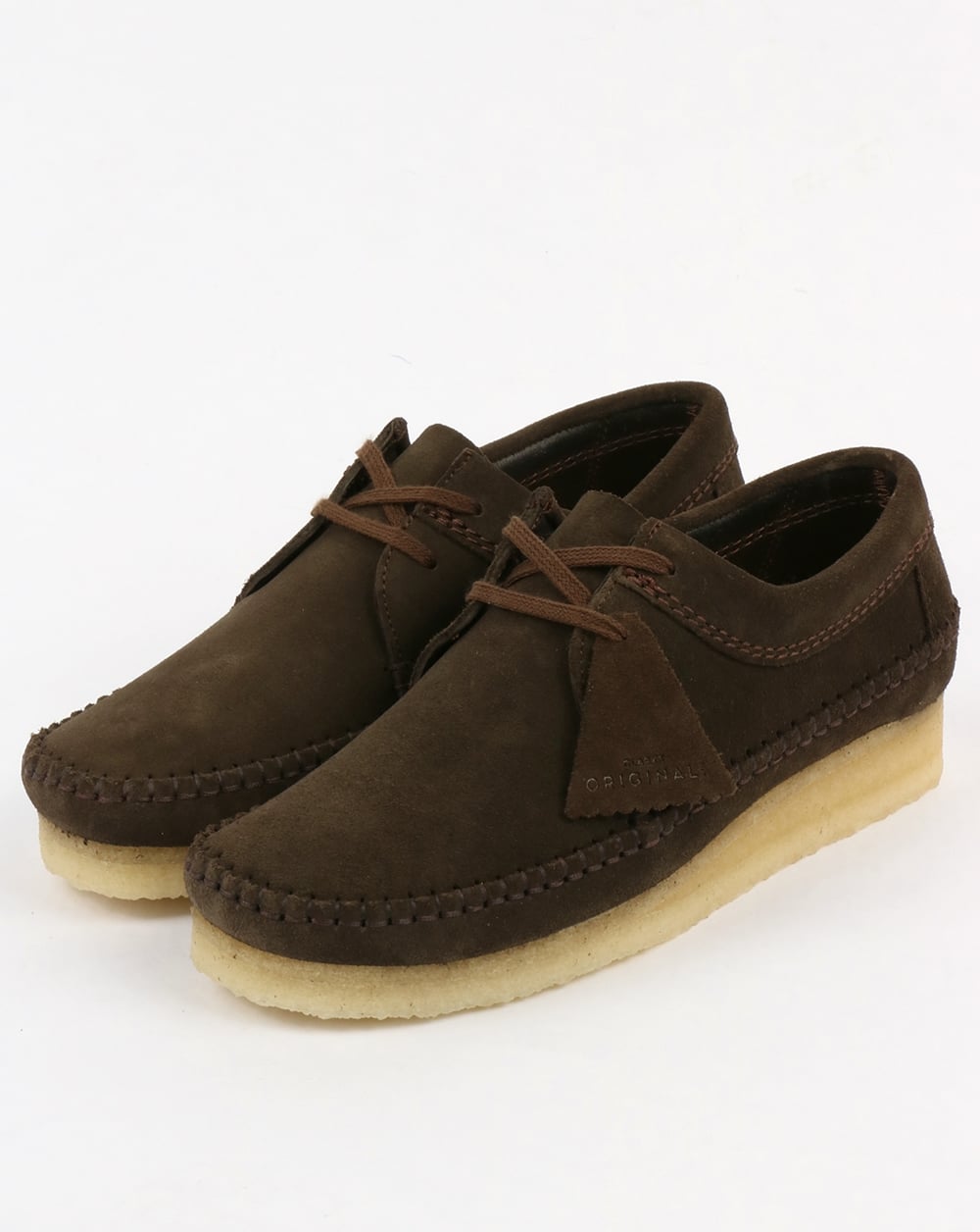Clarks Originals Weaver Suede Shoes Peat