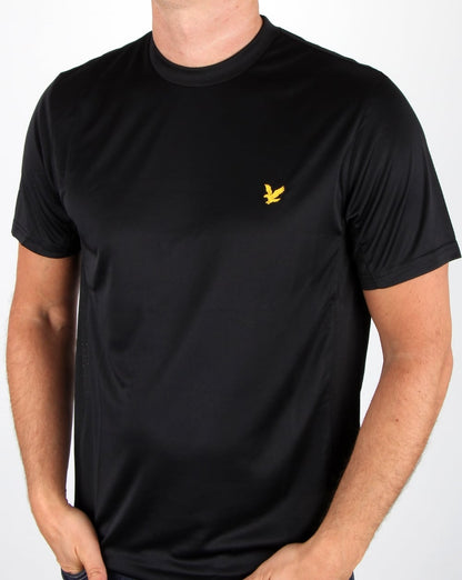 Lyle And Scott Fitness-T-Shirt, Schwarz