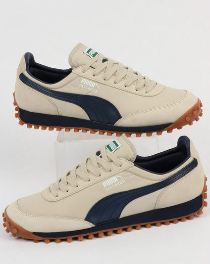 Puma Fast Rider OG Sneakers Birke/Marineblau/Weiß