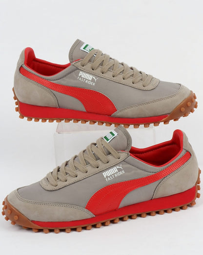 Puma Fast Rider OG Sneakers Grau/Kirschtomate