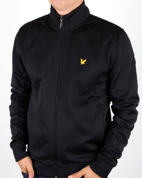 Lyle And Scott Funnel Neck Track Top True Black