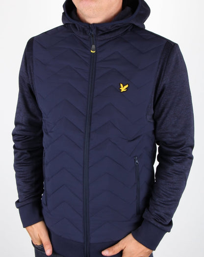Lyle And Scott – Kapuzenjacke mit Detail, Marineblau