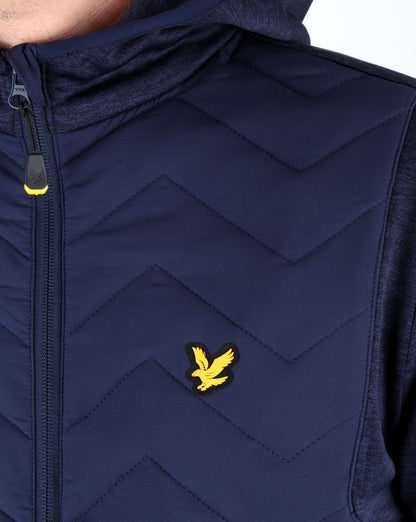 Lyle And Scott – Kapuzenjacke mit Detail, Marineblau