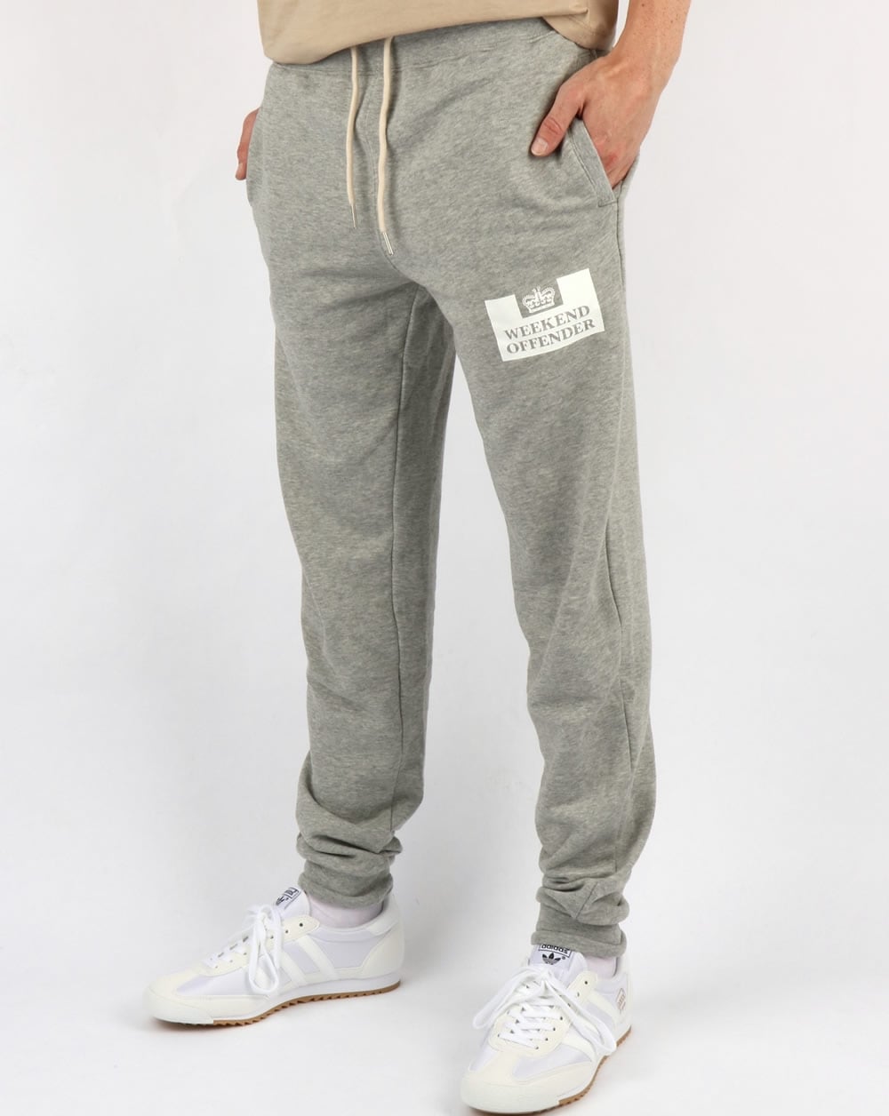 Weekend Offender Klassische Jogginghose, Graumeliert