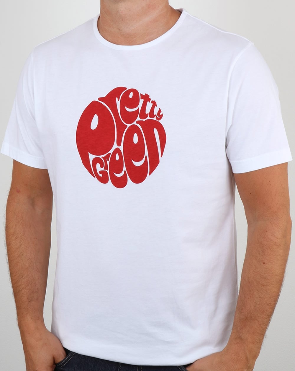 Pretty Green Logo T-Shirt Weiß