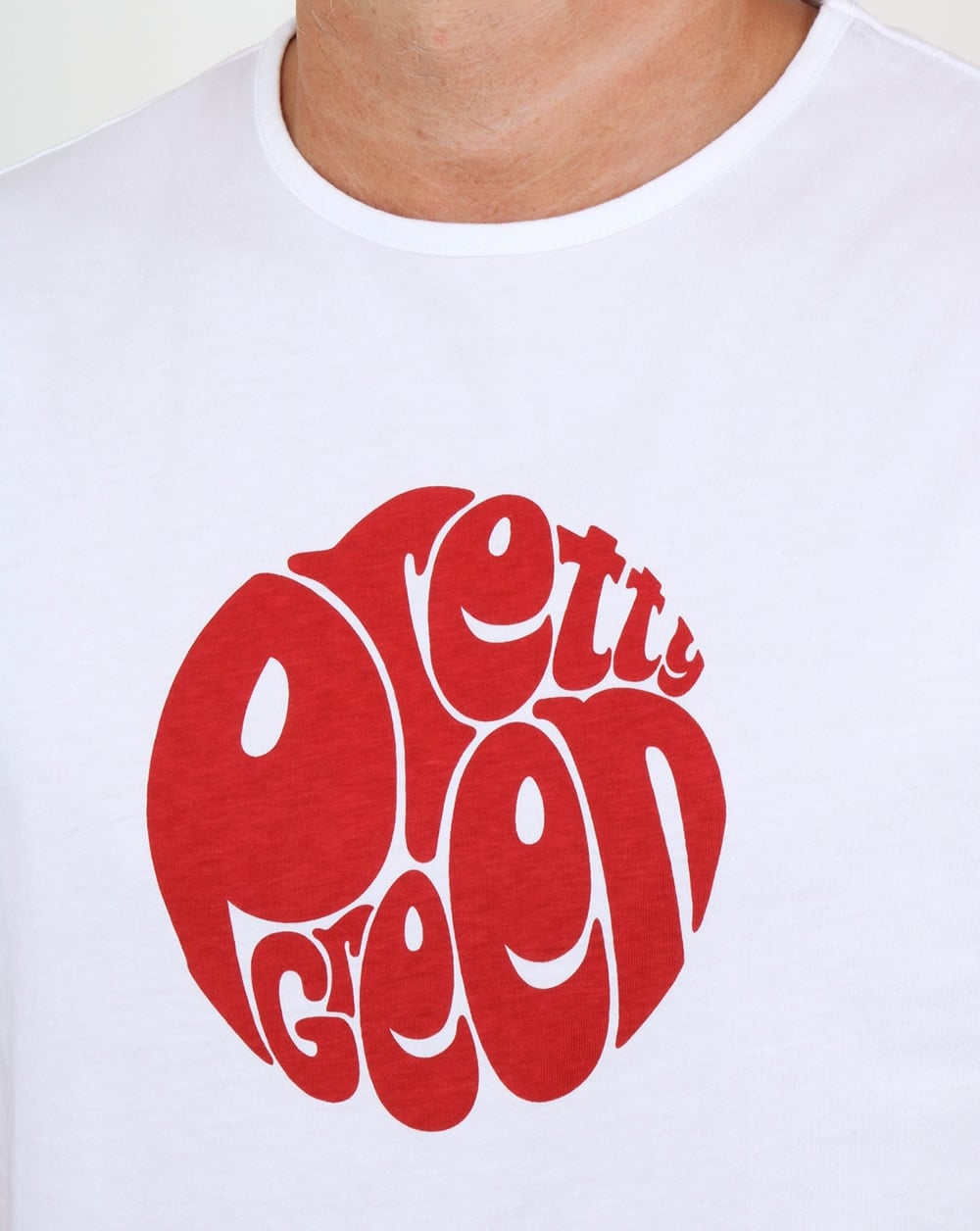 Pretty Green Logo T-Shirt Weiß