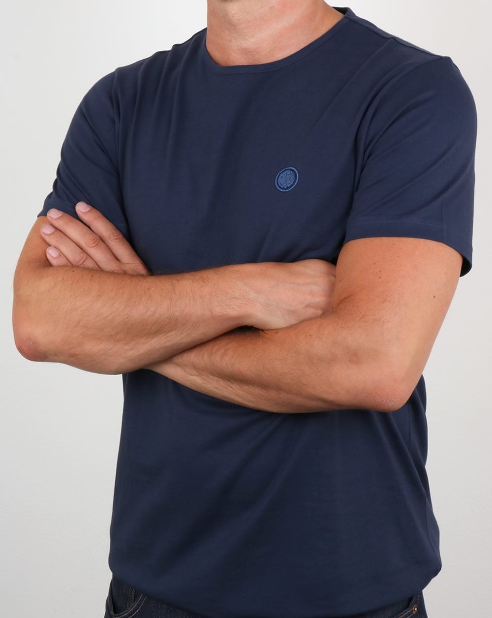 Pretty Green Mitchell T-Shirt Marineblau
