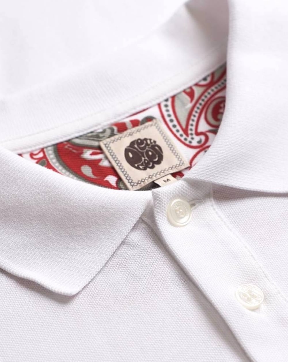 Pretty Green Hartford Poloshirt Weiß