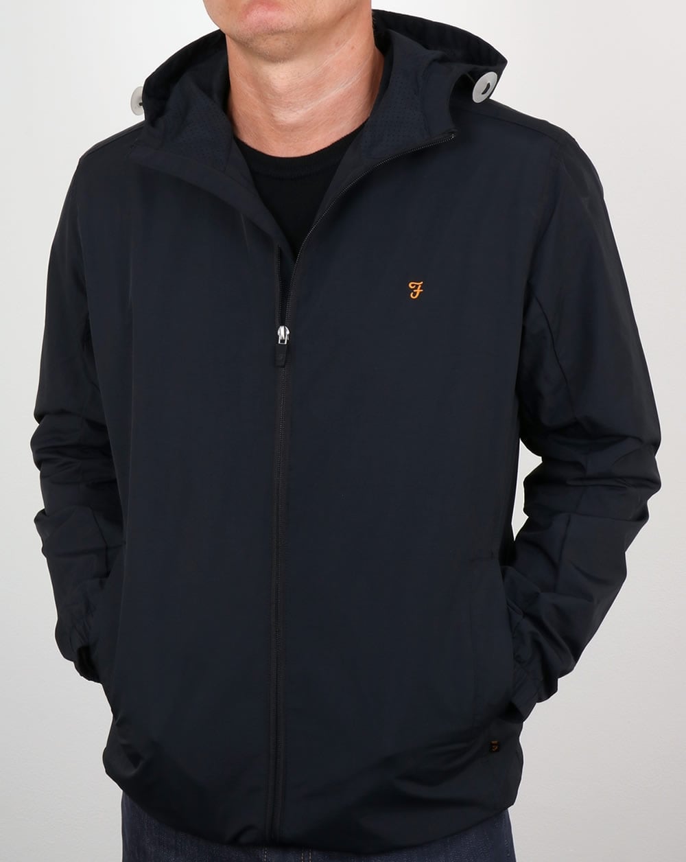 Farah Newbern Kapuzenjacke Schwarz