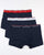 Tommy Hilfiger 3 Pack Boxer Shorts Navy/Multi Band