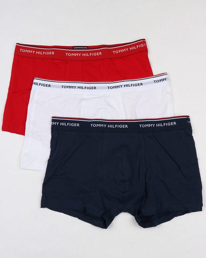 Tommy Hilfiger 3er-Pack Boxershorts Weiß/Rot/Marineblau