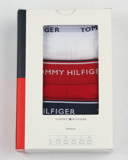 Tommy Hilfiger 3er-Pack Boxershorts Weiß/Rot/Marineblau