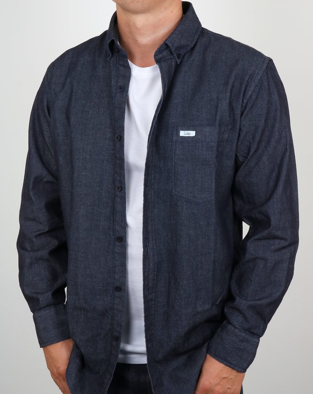Lois Thom Jeanshemd Indigo