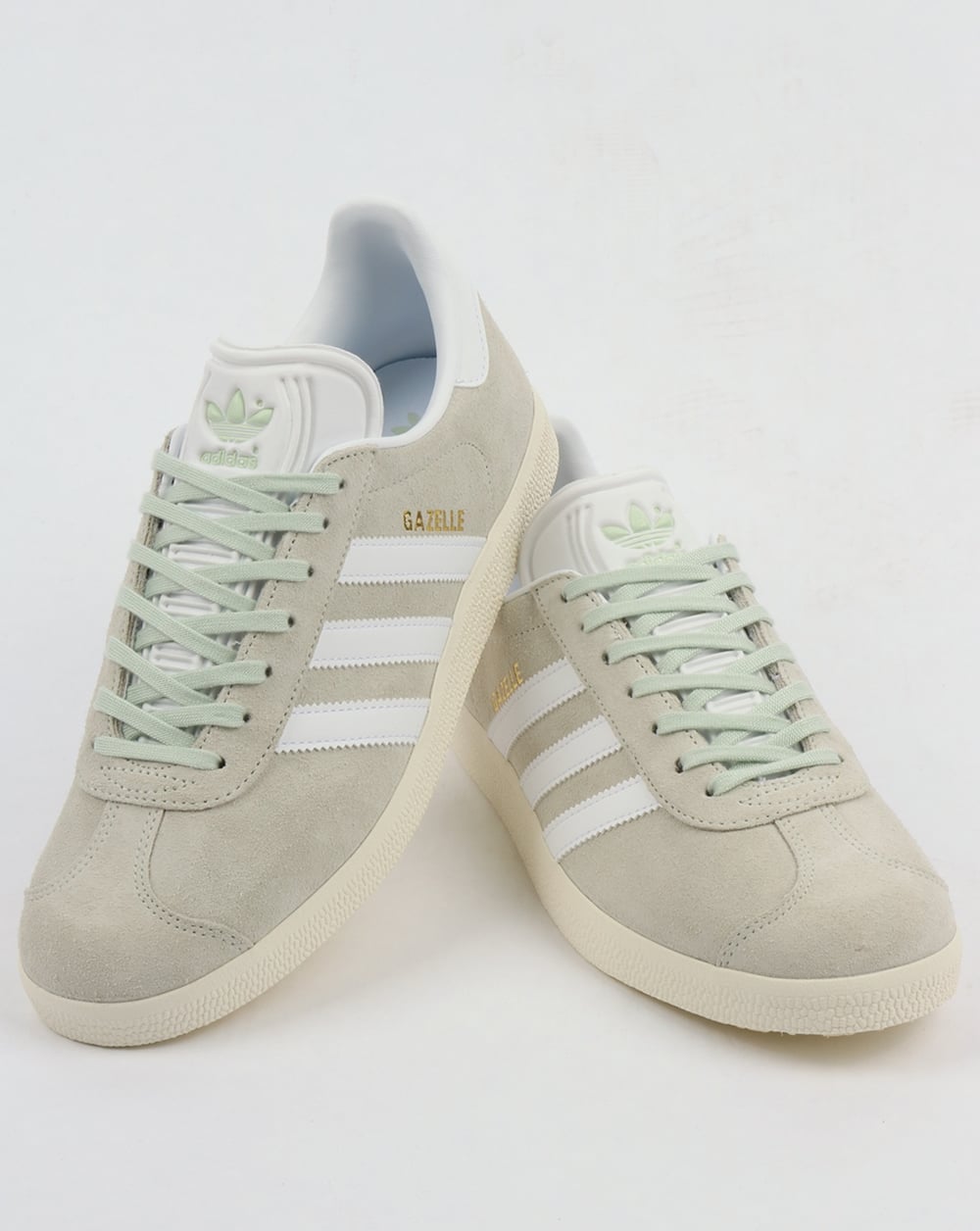 Adidas Gazelle Sneakers Leinengrün/Weiß