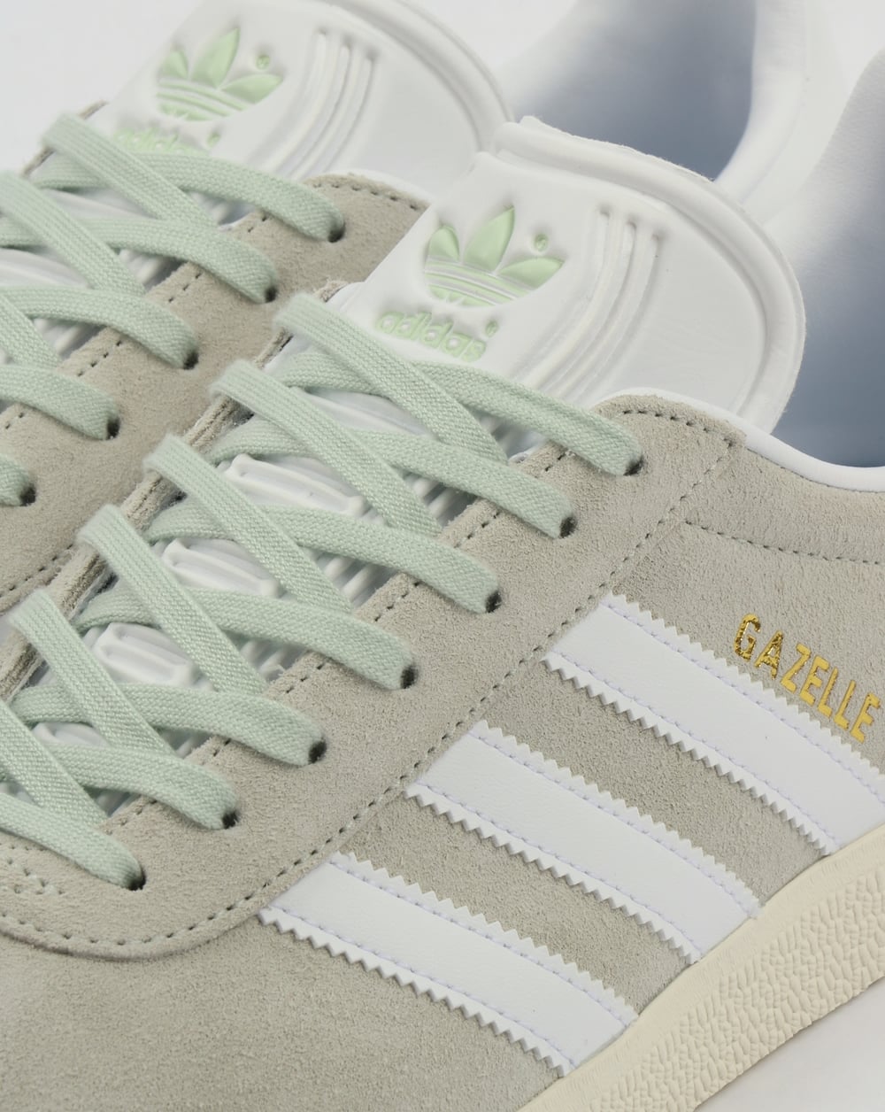 Adidas Gazelle Sneakers Leinengrün/Weiß