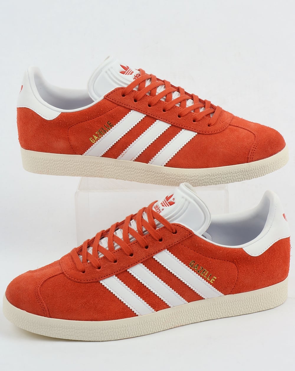 Adidas Gazelle Sneakers Vintage Orange/Weiß