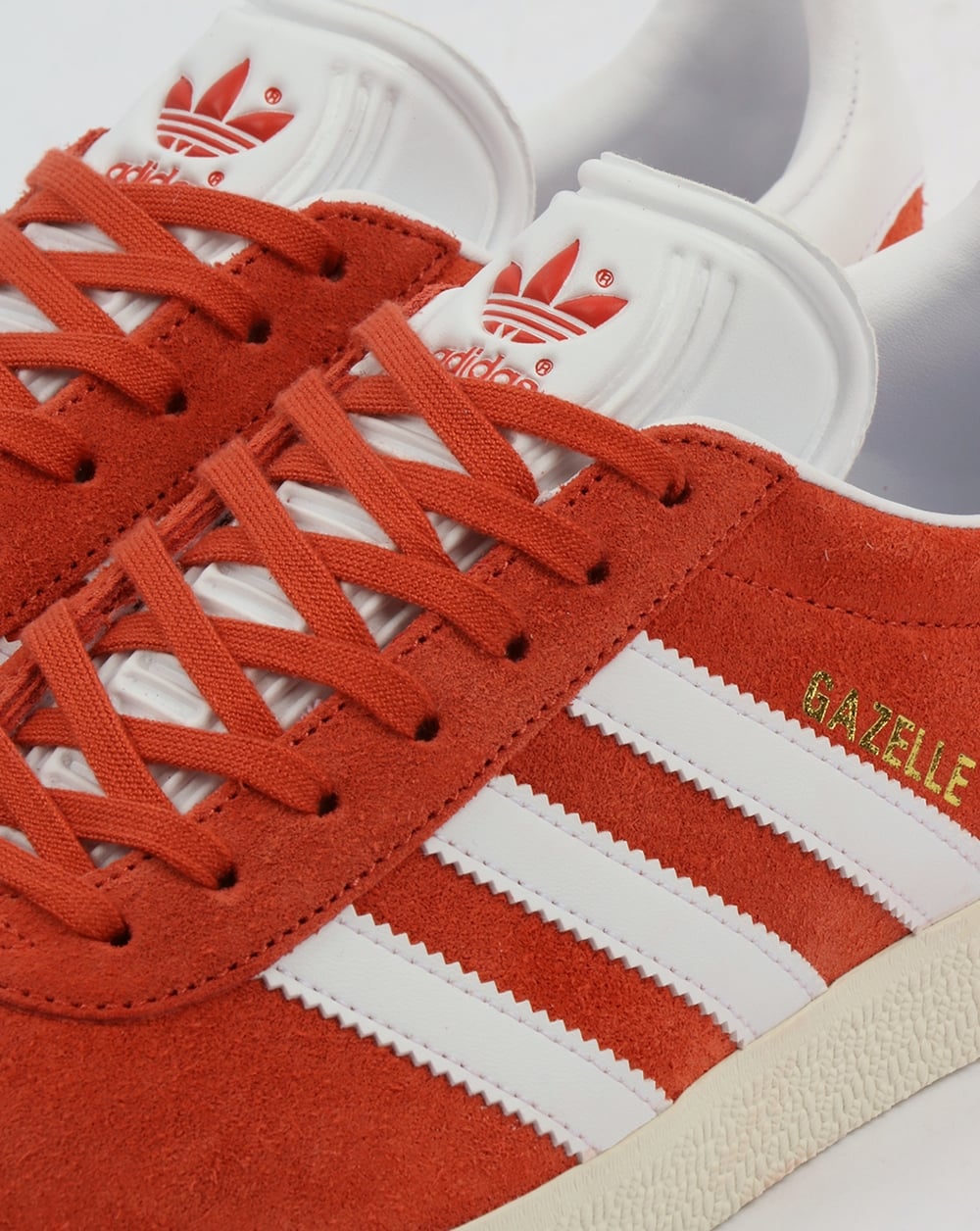 Adidas Gazelle Sneakers Vintage Orange/Weiß