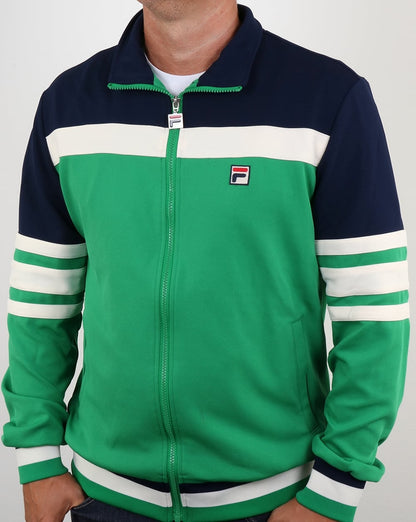 Fila Vintage Vilas Courto Trainingsjacke Kelly Green/Marineblau