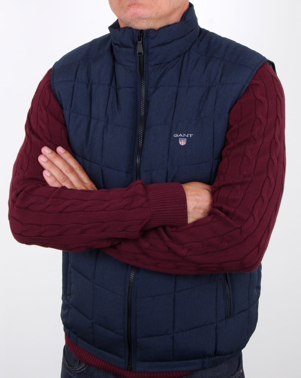 Gant Lw Cloud Weste Marineblau