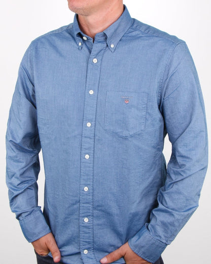 Gant Oxford Hemd Marineblau