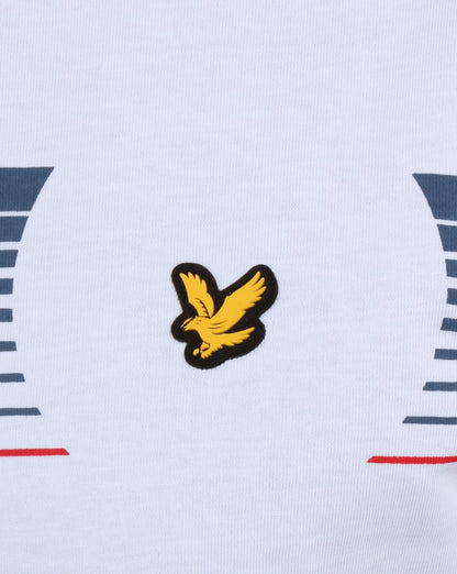 Lyle And Scott Robson Grafik-T-Shirt Weiß