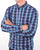 Gant Broadcloth Check Shirt Dark Indigo